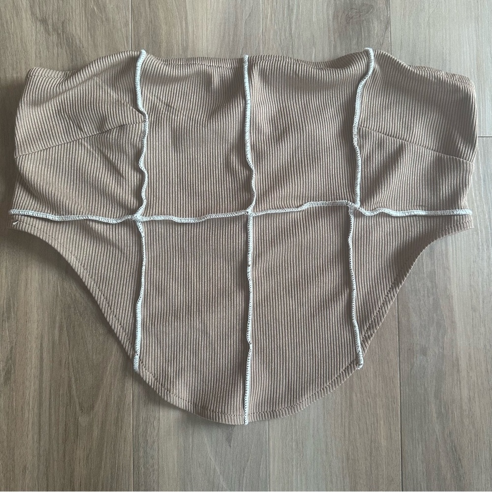 Brown Cropped Top